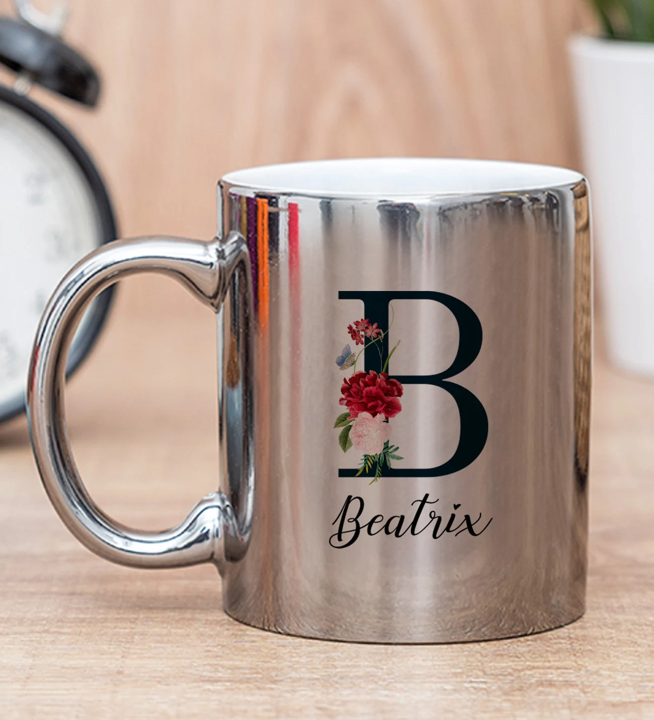 Personalized Silver Mug - Image 2